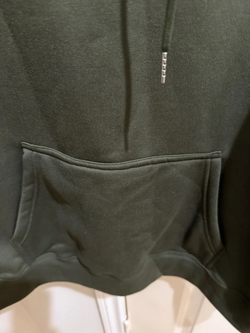 New Olive Green Logo Hoodie - Women's Pullover XL - Picture 2 of 5